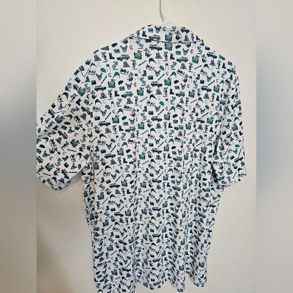 Criquet Mens Mountain Theme Polo - Picture 6 of 6